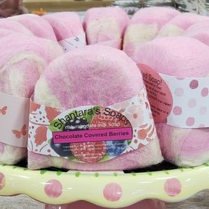 Felted Soap Cake Slice